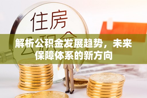 双牌解析公积金发展趋势，未来保障体系的新方向