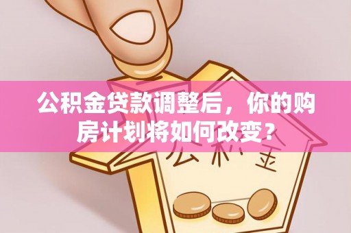 双牌公积金贷款调整后，你的购房计划将如何改变？