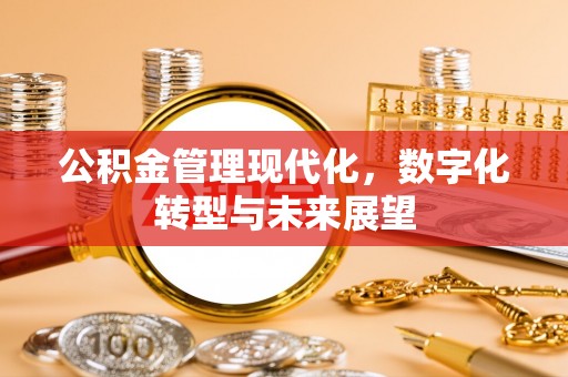 双牌公积金管理现代化，数字化转型与未来展望
