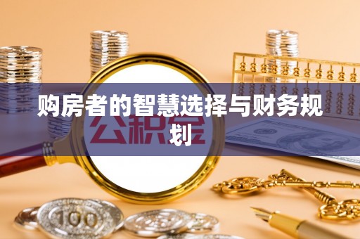 双牌购房者的智慧选择与财务规划