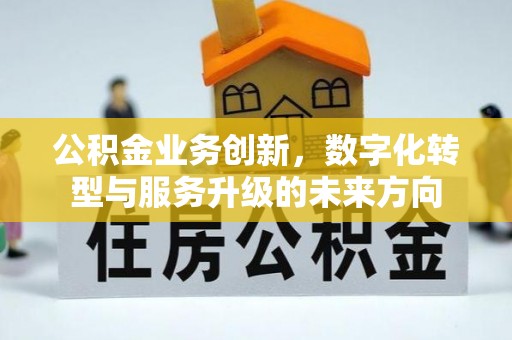 双牌公积金业务创新，数字化转型与服务升级的未来方向