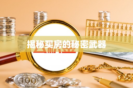 双牌揭秘买房的秘密武器