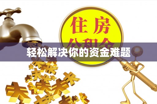 双牌轻松解决你的资金难题