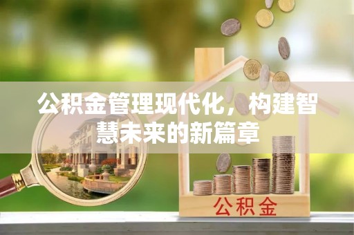 双牌公积金管理现代化，构建智慧未来的新篇章