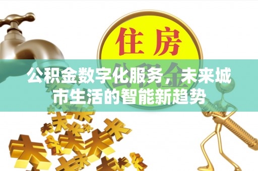 双牌公积金数字化服务，未来城市生活的智能新趋势
