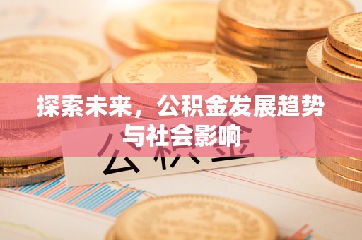 双牌探索未来，公积金发展趋势与社会影响