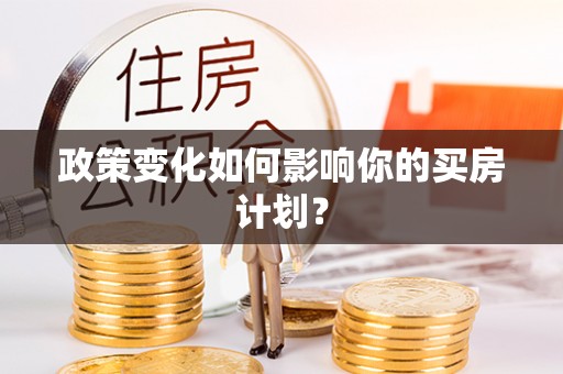 双牌政策变化如何影响你的买房计划？