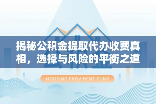 双牌揭秘公积金提取代办收费真相，选择与风险的平衡之道