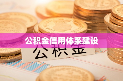 双牌公积金信用体系建设