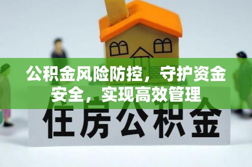 双牌公积金风险防控，守护资金安全，实现高效管理