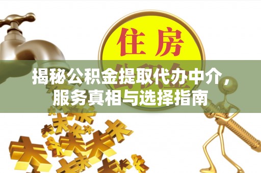 双牌揭秘公积金提取代办中介，服务真相与选择指南
