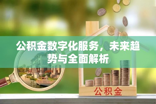 双牌公积金数字化服务，未来趋势与全面解析