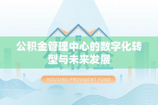 双牌公积金管理中心的数字化转型与未来发展