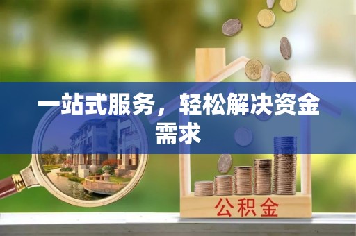 双牌一站式服务，轻松解决资金需求