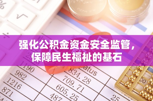 双牌强化公积金资金安全监管，保障民生福祉的基石